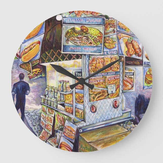 Extraordinary Artistic Workload Large Clock (Front)