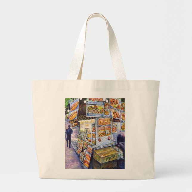 Extraordinary Artistic Workload Large Tote Bag (Front)