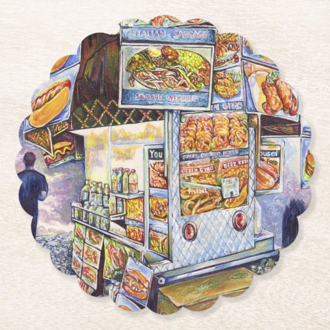 Extraordinary Artistic Workload Paper Coaster (Front)