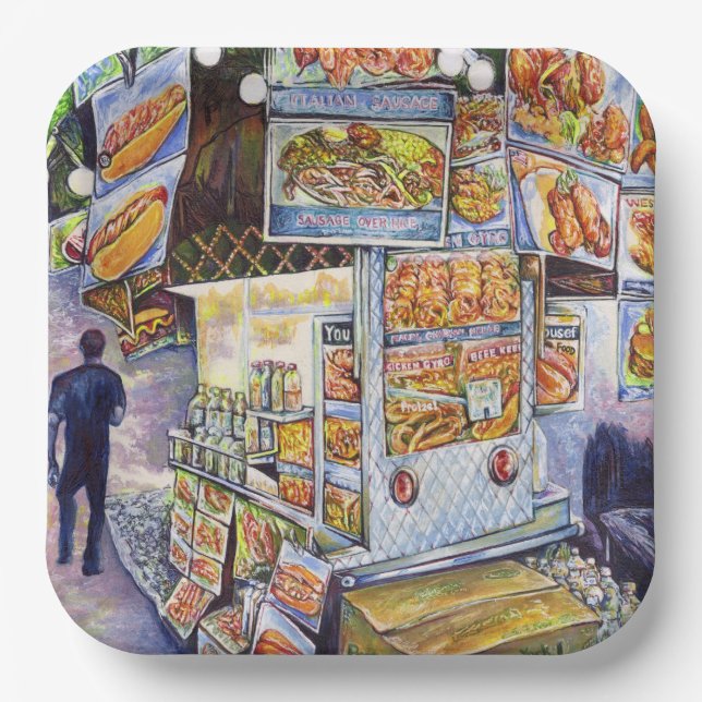 Extraordinary Artistic Workload Paper Plate (Front)