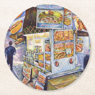 Extraordinary Artistic Workload Round Paper Coaster