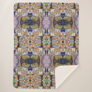 Extraordinary Artistic Workload Sherpa Blanket