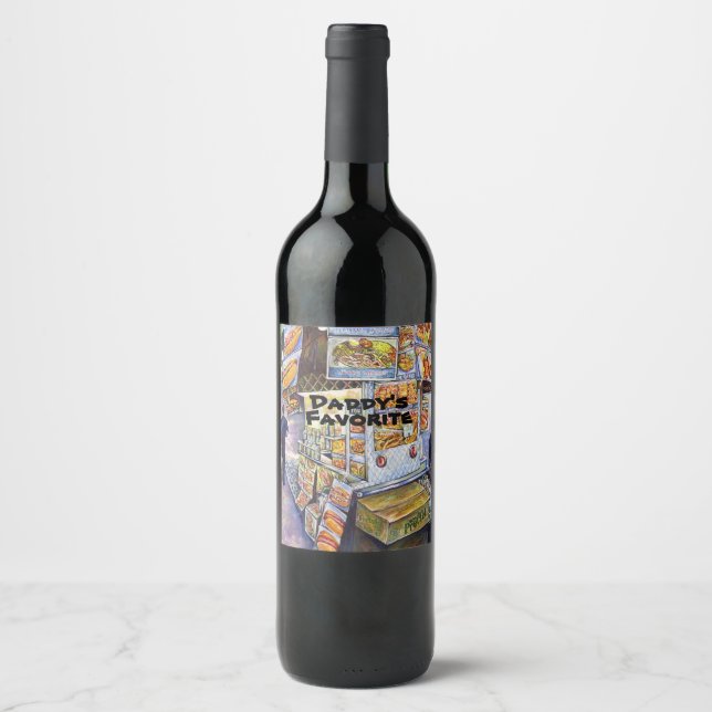 Extraordinary Artistic Workload Wine Label (Front)