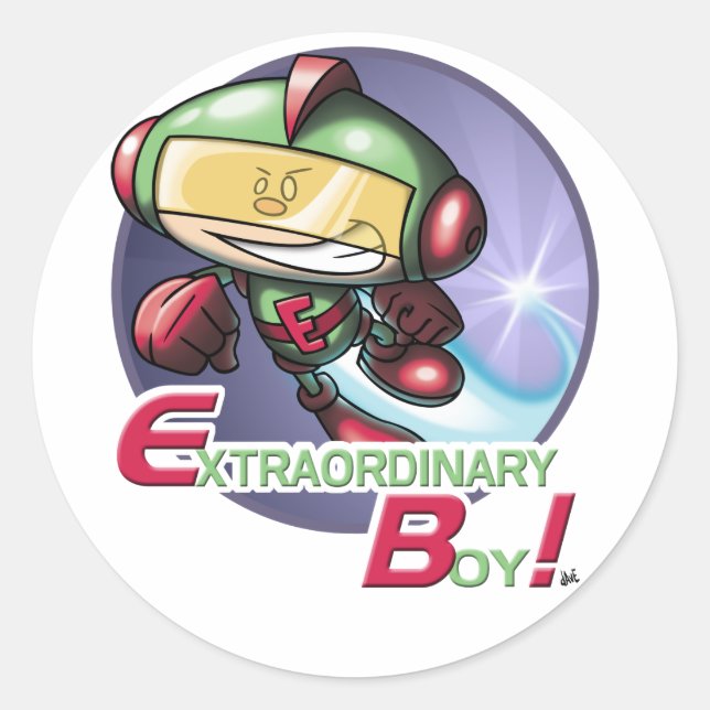 Extraordinary Boy! Sticker (Front)