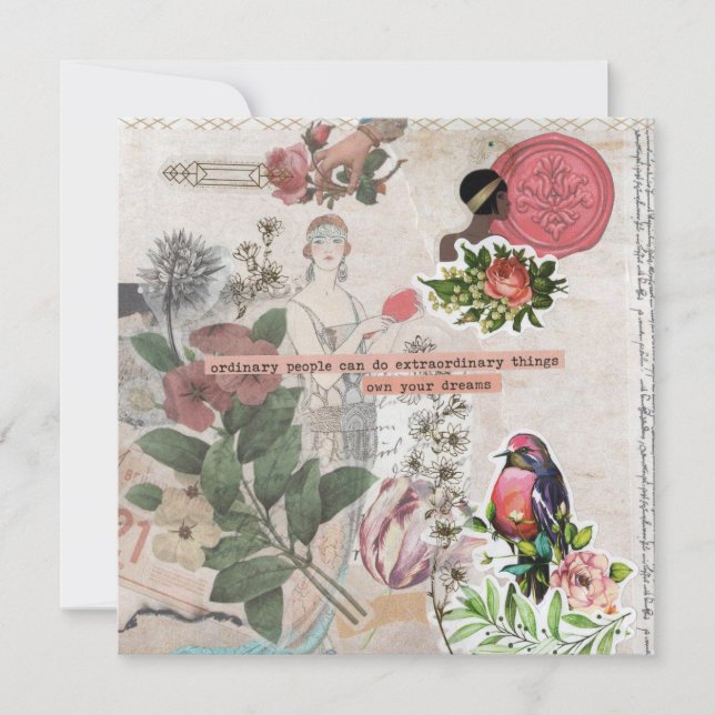 Extraordinary Dreams Flat Greeting Card (Front)