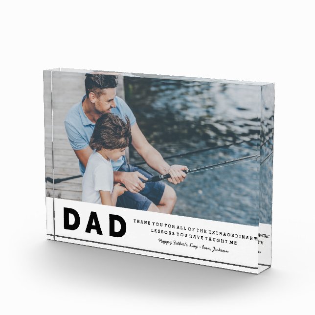 Extraordinary Lessons Father's Day Photo Block (Right)