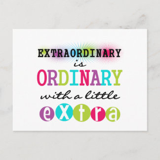 Extraordinary Postcard