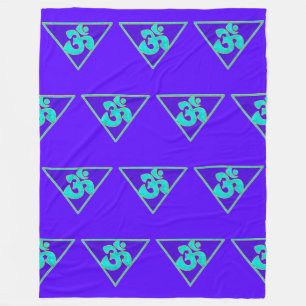 Extraordinary Spiritual Symbol Pattern 8 Fleece Blanket