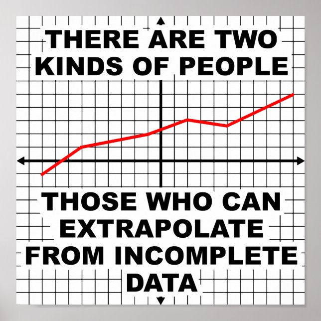Extrapolate from Incomplete Data Poster (Front)
