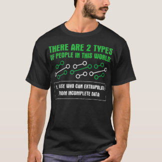 Extrapolate Incomplete Data Data Scientist Statist T-Shirt