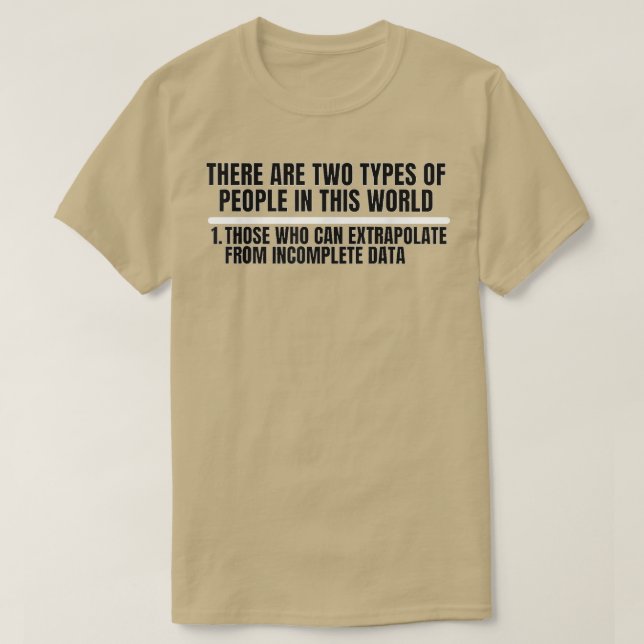 Extrapolate T ShirtData Science Shirt 518 (Design Front)