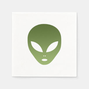 Extraterrestrial Alien Face Napkin