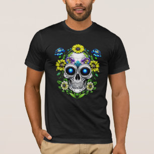 Extraterrestrial Alien Sugar Skulls T-Shirt