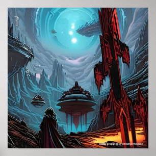 Extraterrestrial Landscape Poster