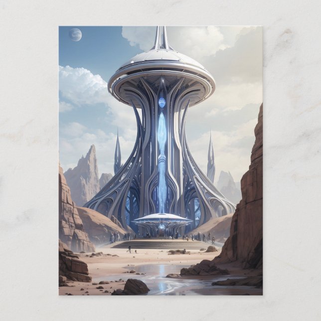 Extraterrestrial Spire Postcard (Front)