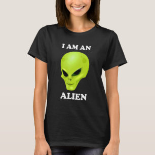 Extraterrestrial Visitor Human Costume I Am An Ali T-Shirt