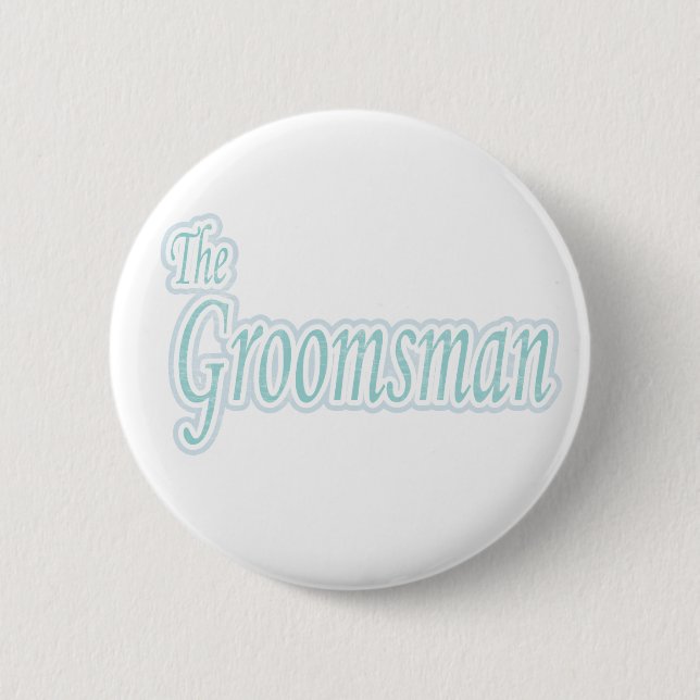 Extravaganza Groomsman 6 Cm Round Badge (Front)