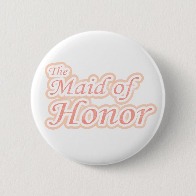 Extravaganza Maid of Honour 6 Cm Round Badge (Front)