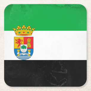 Extremadura Square Paper Coaster