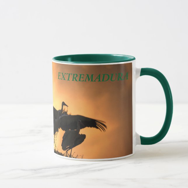 EXTREMADURA - Storks to the dusk Mug (Right)