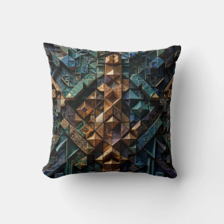 Extreme 3D Vertical Mosaic Cushion