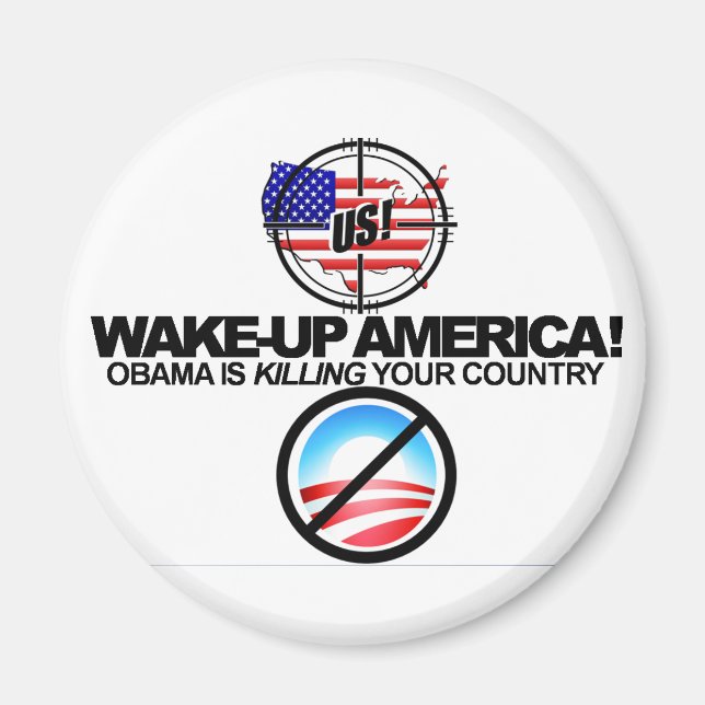 Extreme Anti Obama Jokes Magnet 01 (Front)