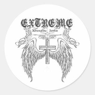 EXTREME CLASSIC ROUND STICKER