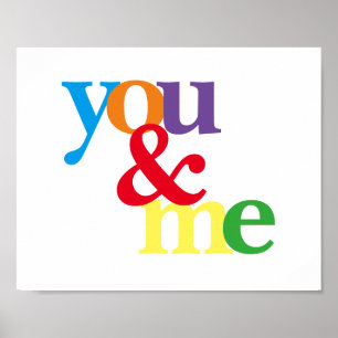 extreme colour bold colourful poster with text