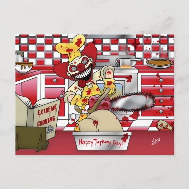 Extreme Cooking Postcard (Front)