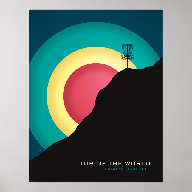 Extreme Disc Golf Poster (Front)