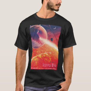 Extreme Hot Air Balloon on Volcanic Hellscape T-Shirt