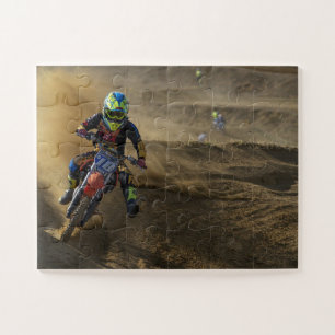 Extreme Motocross Motorcycle Motorsport Bike Jigsaw Puzzle