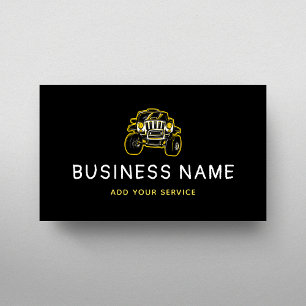 Extreme Offroad Vehicle Sports Car Engine Repair   Business Card