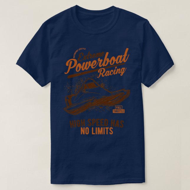 Extreme Powerboat Racing T-Shirt (Design Front)