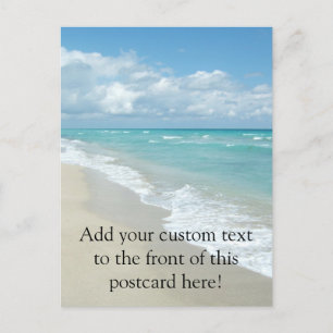 Extreme Relaxation Beach View White Sand Postcard