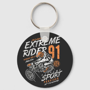 Extreme Rider Pro Rider BMX Key Ring