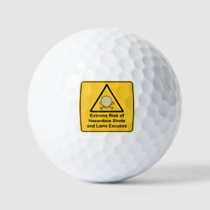 Extreme Risk of Hazardous Shots Golf Balls