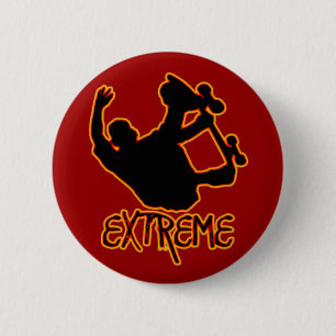 EXTREME SKATEBOARDING 6 CM ROUND BADGE