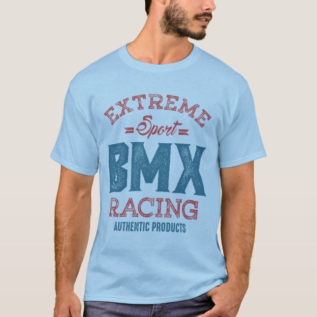 Extreme Sport BMX Racing T-Shirt (Front)