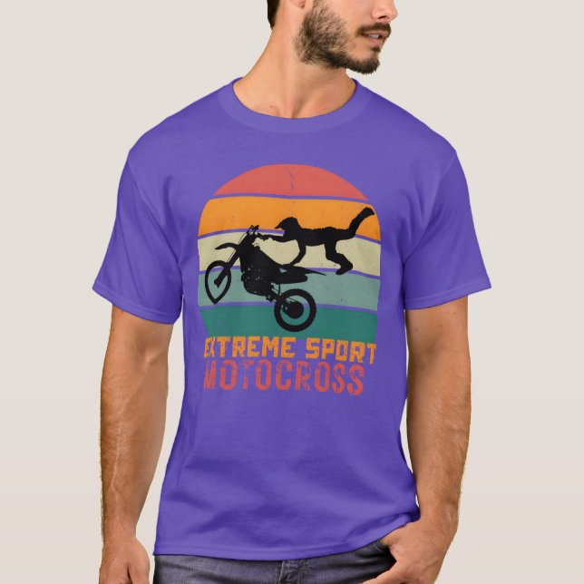EXTREME SPORT MOTOCROSS funny T-Shirt (Front)