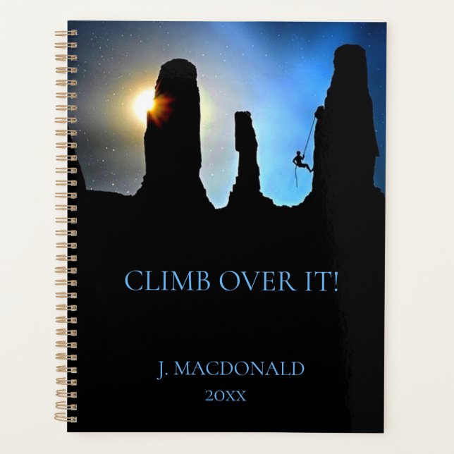 Extreme Sport Mountaineer  Planner (Front)