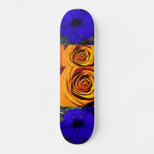 Extreme Sports Floral Skateboard