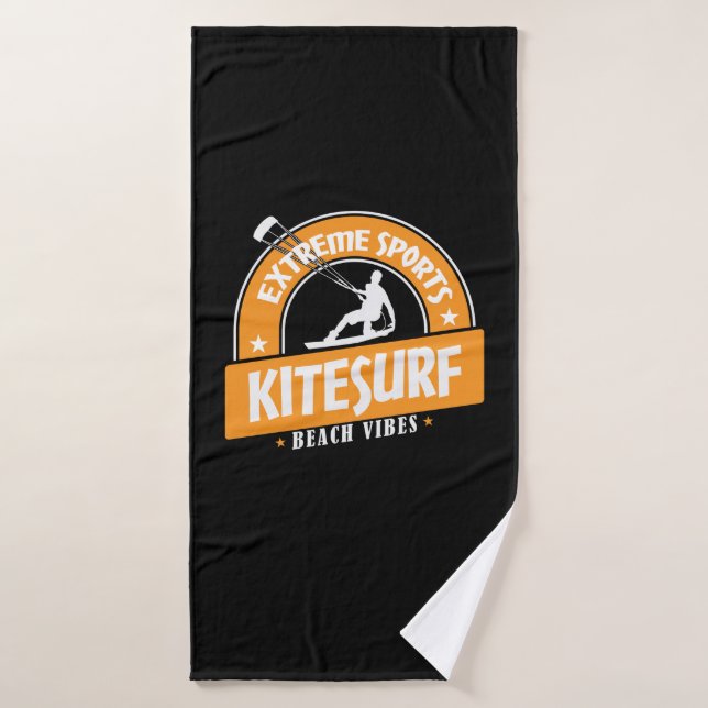 Extreme Sports Kitesurf Beach Vibes Bath Towel (Bath Towel)