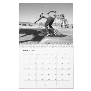 Extreme Sports, Skateboard, MotoX, Bike Calendar