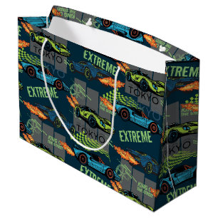 Extreme Tokyo Street Racing Pattern Large Gift Bag