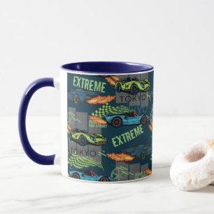 Extreme Tokyo Street Racing Pattern Mug