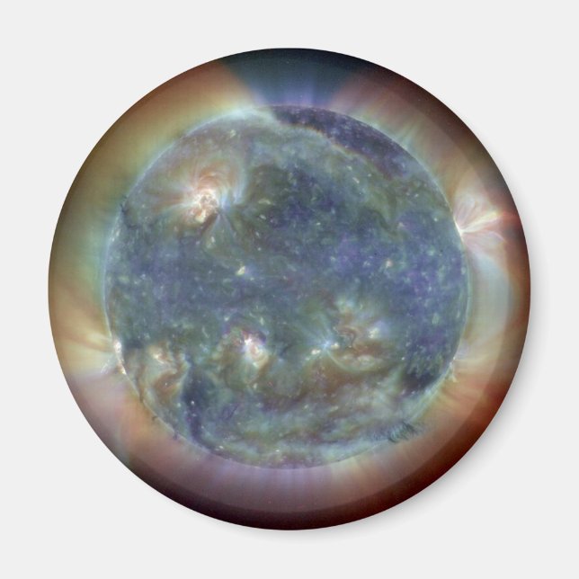 Extreme Ultraviolet Sun NASA Magnet (Front)