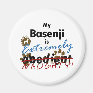 Extremely Naughty Basenji Magnet