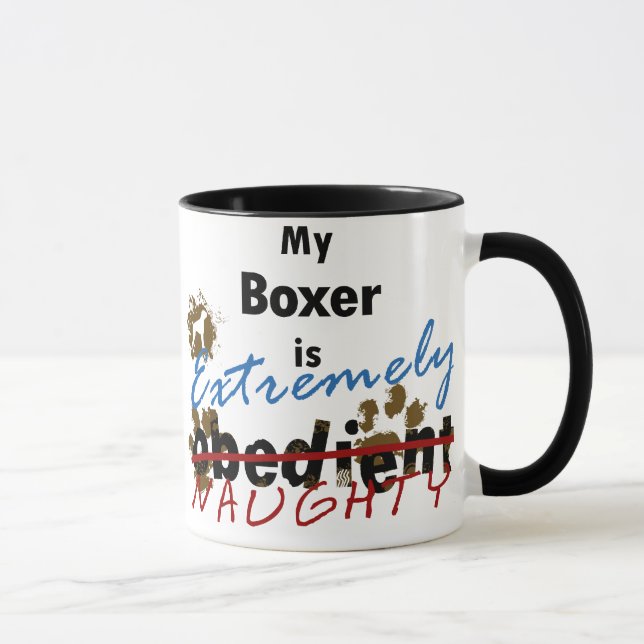Extremely Naughty Boxer Mug (Right)