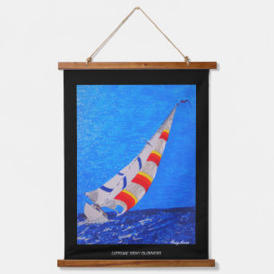 Extremely risky business hanging tapestry